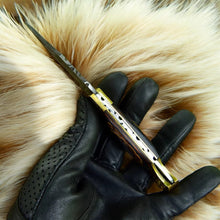 Load image into Gallery viewer, Custom Handmade Damascus Steel Pocket Knife - 3&quot;
