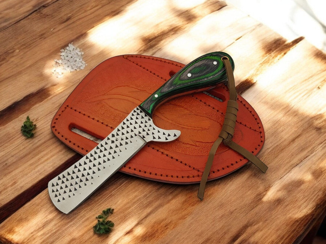 Custom Handmade Bull Cutter Knife – Rasp Tool Steel Blade