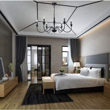 Load image into Gallery viewer, Wellmet 6-Light Farmhouse Chandelier 38 Inch, Farmhouse Light Fixture for Dining Room...
