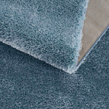 Load image into Gallery viewer, Heavenly Solid Blue Plush Rug - Clearance
