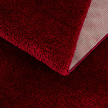 Load image into Gallery viewer, Heavenly Solid Red Plush Rug - Clearance
