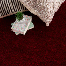 Load image into Gallery viewer, Heavenly Solid Red Plush Rug - Clearance
