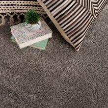 Load image into Gallery viewer, Heavenly Solid Gray Plush Rug - Clearance

