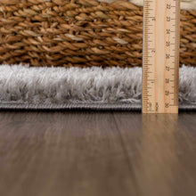Load image into Gallery viewer, Heavenly Solid Light Gray Plush Rug - Clearance
