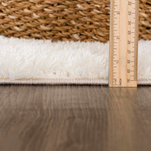 Load image into Gallery viewer, Heavenly Solid Cream Plush Rug
