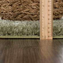 Load image into Gallery viewer, Heavenly Solid Green Plush Rug - Clearance
