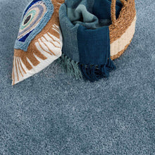 Load image into Gallery viewer, Heavenly Solid Blue Plush Rug - Clearance
