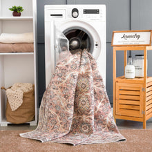 Cargar imagen en el visor de la galería, Flat Pile Urpi Red Washable Rug - Clearance
