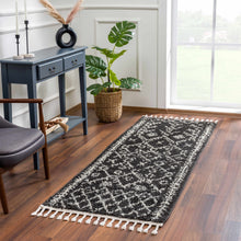 Load image into Gallery viewer, Thetford Black Berber Shag Rug - Clearance
