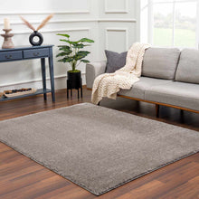 Load image into Gallery viewer, Heavenly Solid Gray Plush Rug - Clearance
