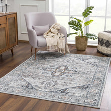 Load image into Gallery viewer, Liverpool Gray &amp; Blue Area Rug - Clearance
