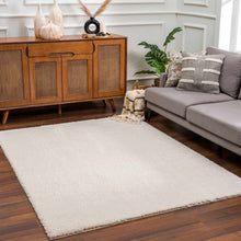 Load image into Gallery viewer, Heavenly Solid Beige Plush Rug
