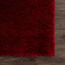 Load image into Gallery viewer, Heavenly Solid Red Plush Rug - Clearance
