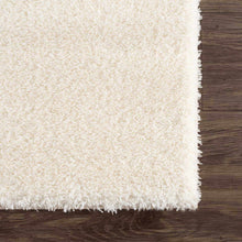 Load image into Gallery viewer, Heavenly Solid Cream Plush Rug
