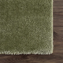 Load image into Gallery viewer, Heavenly Solid Green Plush Rug - Clearance
