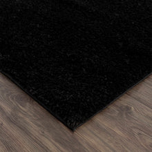 Load image into Gallery viewer, Heavenly Solid Black Plush Rug - Clearance
