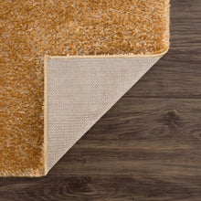 Load image into Gallery viewer, Heavenly Solid Mustard Plush Rug - Clearance
