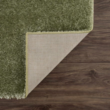 Load image into Gallery viewer, Heavenly Solid Green Plush Rug - Clearance

