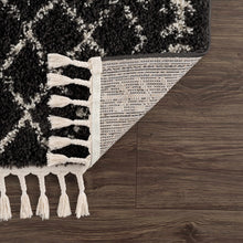 Load image into Gallery viewer, Thetford Black Berber Shag Rug - Clearance
