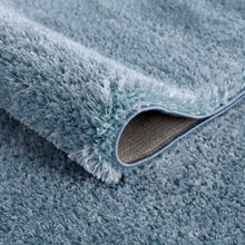 Load image into Gallery viewer, Heavenly Solid Blue Plush Rug - Clearance
