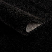 Load image into Gallery viewer, Heavenly Solid Black Plush Rug - Clearance

