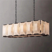 Carregar imagem no visualizador da galeria, Sakhra Alabaster Linear Chandelier
