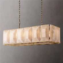Carregar imagem no visualizador da galeria, Sakhra Alabaster Linear Chandelier
