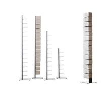 Load image into Gallery viewer, Sapiens Vertical Bookcase by Bruno Rainaldi - Large Unvarnished Steel
