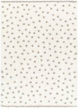 Cargar imagen en el visor de la galería, Chaia Dotted Cream &amp; Gray Plush Rug

