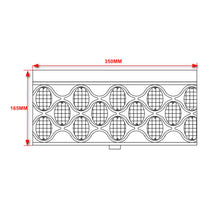 Cargar imagen en el visor de la galería, Scorpio 14 Inch 3-Lights Chrome Drum Flush Mount Chandelier
