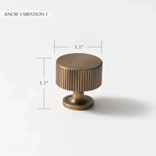 Load image into Gallery viewer, Sean Brass Knob &amp; Pull Bar
