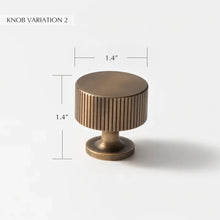 Load image into Gallery viewer, Sean Brass Knob &amp; Pull Bar
