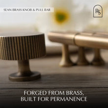 Load image into Gallery viewer, Sean Brass Knob &amp; Pull Bar
