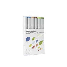 Load image into Gallery viewer, COPIC Sketch Marker 6pc Earth Essentials
