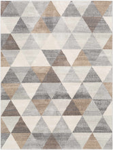 Load image into Gallery viewer, Sells Gray&amp;Brown Triangles Area Carpet
