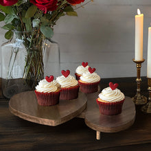 Load image into Gallery viewer, Collapsible Triple Heart Serving Board
