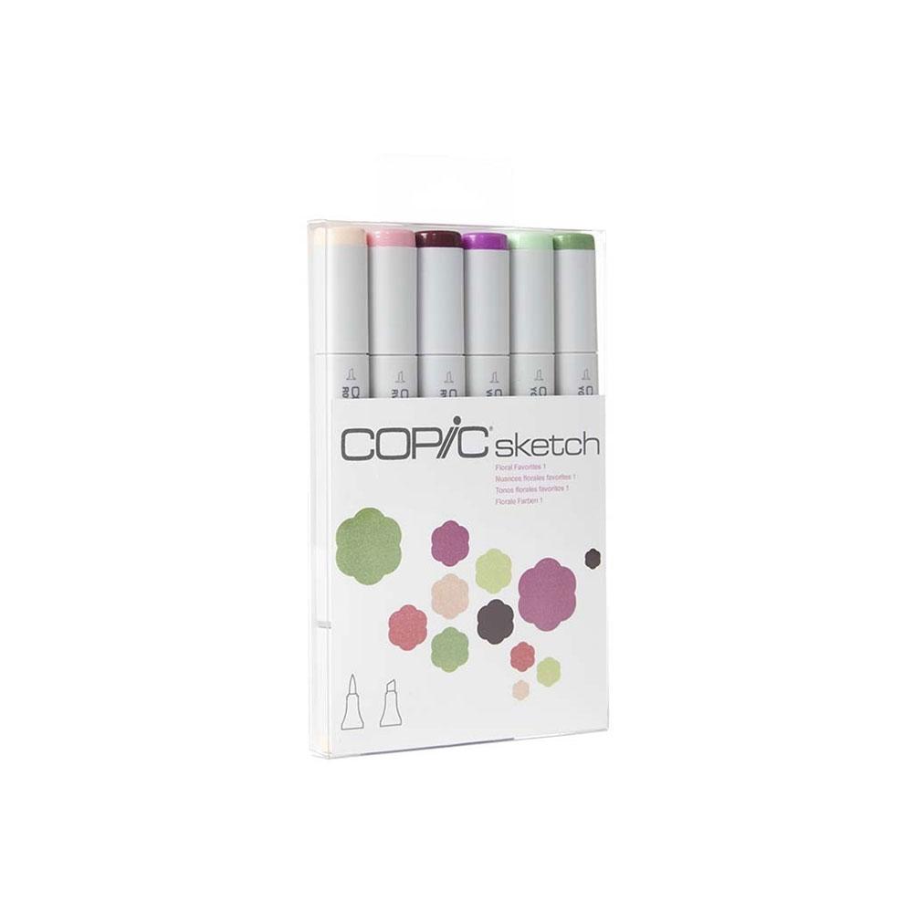 COPIC Sketch Marker 6pc Floral Favorites 1