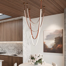 Load image into Gallery viewer, Shalom Leather Chandelier

