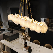 Load image into Gallery viewer, Shatkon Alabaster Chandelier Light
