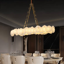 Cargar imagen en el visor de la galería, Shatkon Alabaster Chandelier Light
