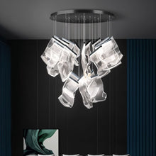 Carregar imagem no visualizador da galeria, Sheets Chandelier (Round Ceiling Mount)
