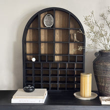 Carregar imagem no visualizador da galeria, Arched Cubby Wood Wall Shelf
