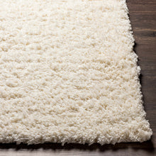 Load image into Gallery viewer, Siari Solid Cream Plush Rug

