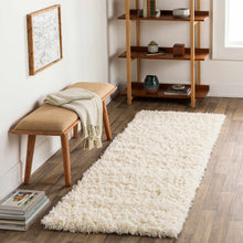 Load image into Gallery viewer, Siari Solid Cream Plush Rug

