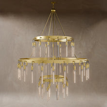 Carregar imagem no visualizador da galeria, Sidero 3-Tier Round Chandelier
