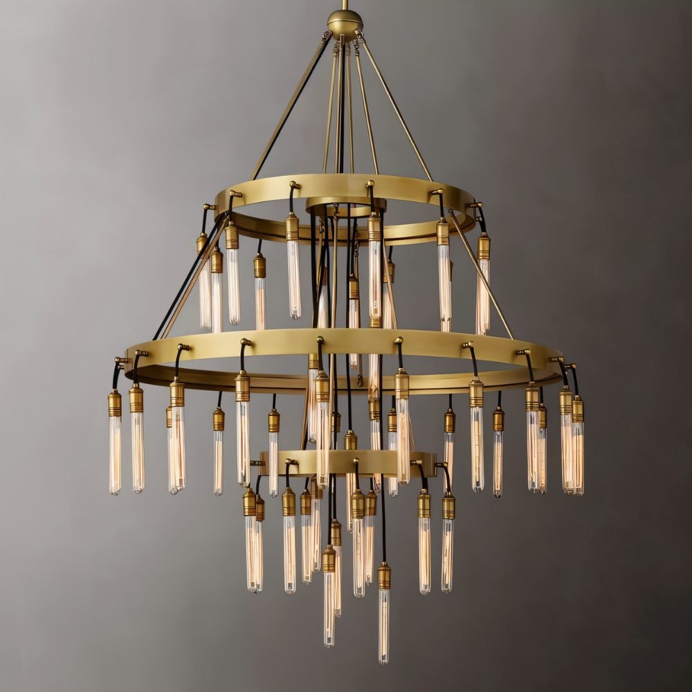 Sidero 3-Tier Round Chandelier