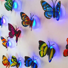 Carregar imagem no visualizador da galeria, Butterfly Light Sticker for Glowing Wall Decor in Walls and Kids Room
