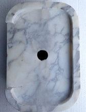 Load image into Gallery viewer, Calacatta Viola Marble Rectangular Wall-mount Bathroom Sink (W)12&quot; (W)18&quot; (H)7&quot;
