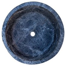 Load image into Gallery viewer, Natural Stone Sirius Black Marble Above Vanity Bathroom Sink Polished
