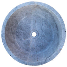 Load image into Gallery viewer, Sirius Silver Marble Natural Stone Above Vanity or Drop-in Bathroom Sink (D)16&quot; (H)6&quot;
